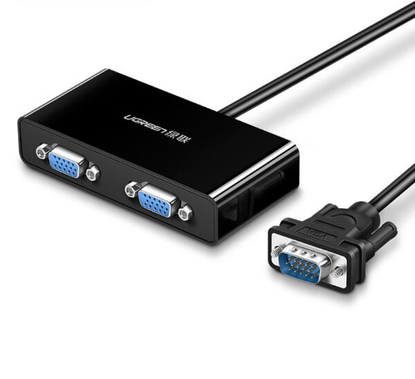 Ugreen VGA Splitter 1080P 2 Port 1 In 2 Out VGA Switch 1X4 Male to Female